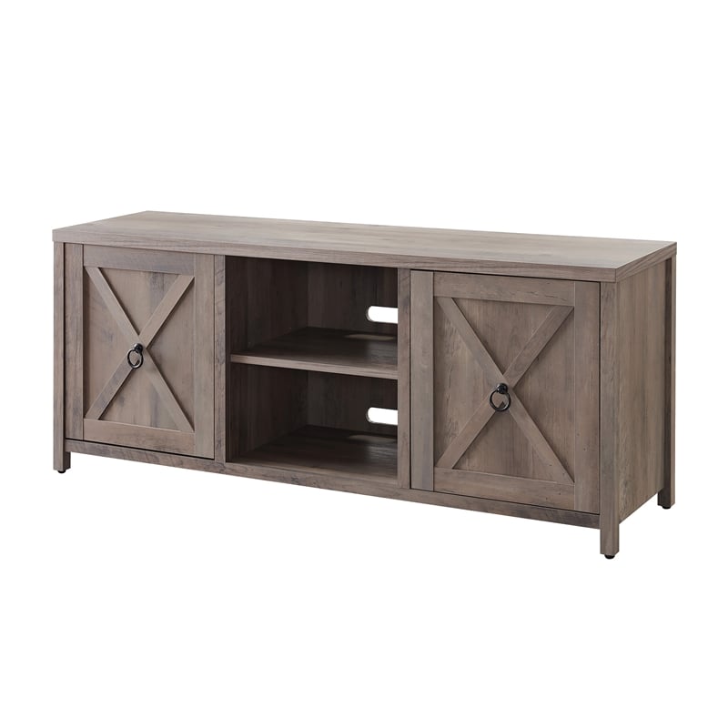 Henn&Hart Wood TV Stand For TVs Upto 58