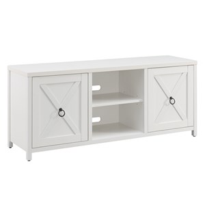 Henn&Hart 58&quot White TV Stand