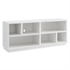 Henn&Hart 58&quot White TV Stand