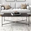 Henn&Hart Black Bronze Coffee Table with Metal Top