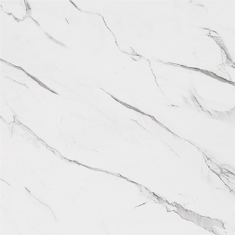 Henn&Hart Gold Finish Coffee Table with Faux Marble Top