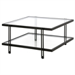 Henn&Hart Black Bronze Square Coffee Table