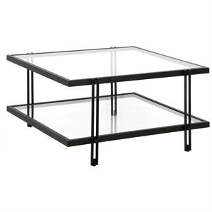 Henn&Hart Black Bronze Square Coffee Table