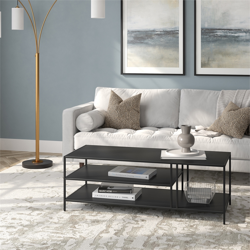 Henn&Hart Black Bronze Coffee Table