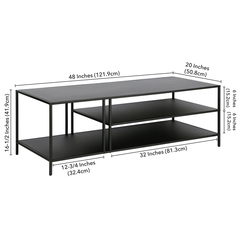 Henn&Hart Black Bronze Coffee Table