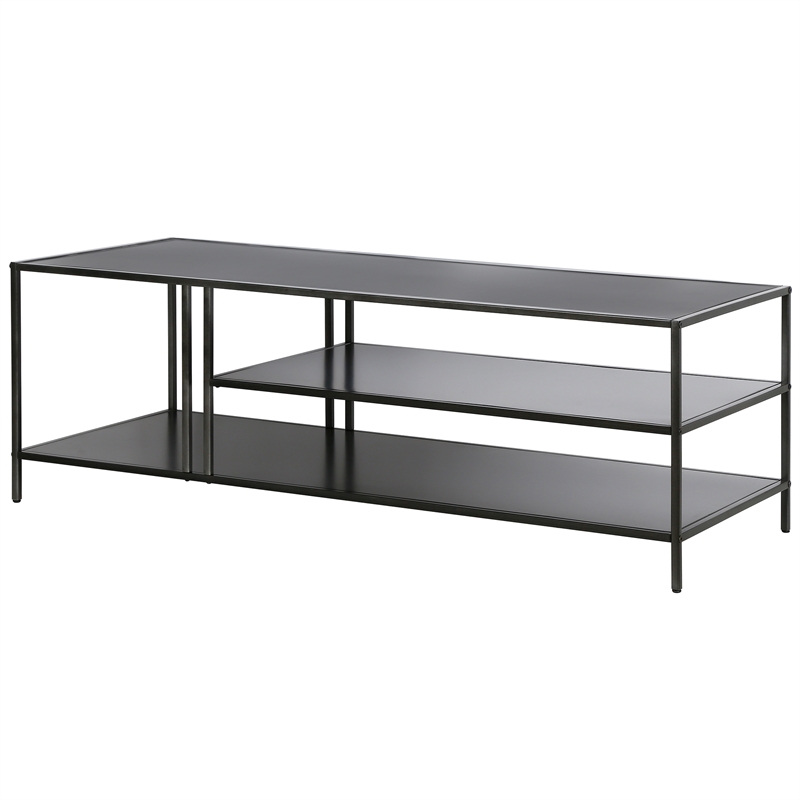 Henn&Hart Gunmetal Gray Coffee Table
