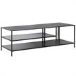 Henn&Hart Gunmetal Gray Coffee Table