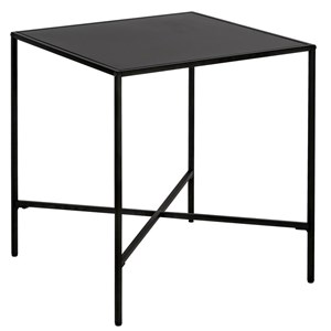 Henn&Hart 20&quot Blackened Bronze Metal Side Table