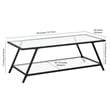 Henn&Hart Black Bronze Coffee Table