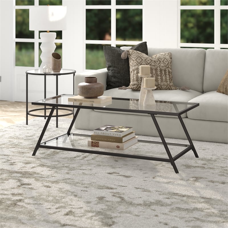 Henn&Hart Black Bronze Coffee Table