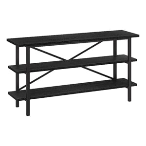 Henn&Hart 58&quot Black TV Stand