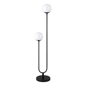 Henn&Hart 68.5&quot Black Floor Lamp
