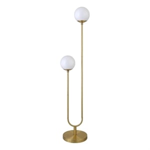 Henn&Hart 68.5&quot Gold Floor Lamp