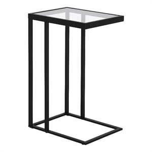 Henn&Hart 16&quot Black Side Table
