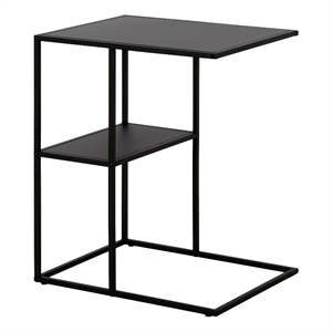 Henn&Hart 20&quot Black Side Table