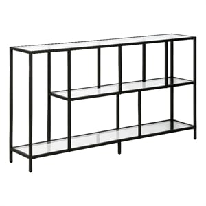 Henn&Hart 52&quot Black Console Table