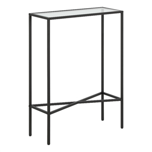 Henn&Hart 22&quot Blackened Bronze Console Table