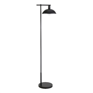 Henn&Hart 68&quot Blackened Bronze Floor Lamp