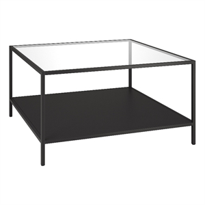 Henn&Hart 32&quot Blackened Bronze Coffee Table