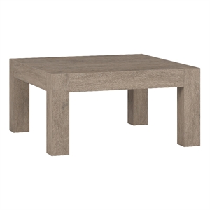 Henn&Hart 34&quot Antiqued Gray Coffee Table