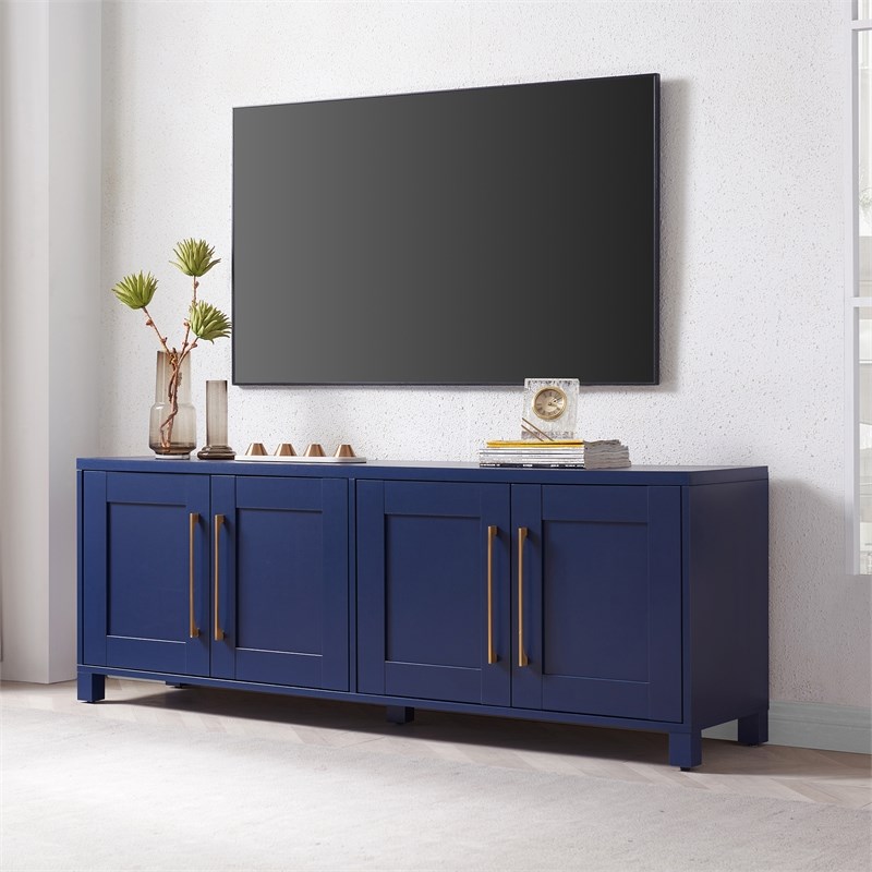 Henn&Hart 2-Cabinet Engineered Wood TV Stand for TVs up to 75