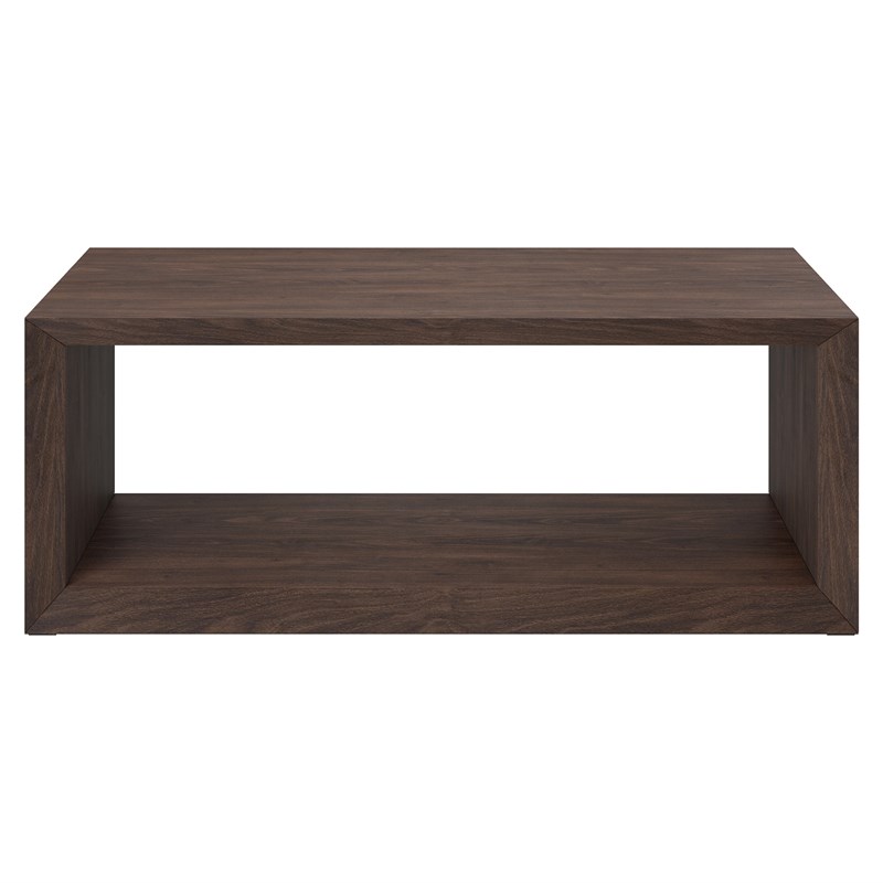 Henn&Hart 48" Alder Brown MDF Coffee Table