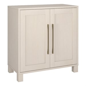 Henn&Hart 28&quot Alder White MDF Accent Cabinet