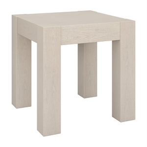 Henn&Hart 22&quot Alder White MDF Side Table