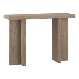 Henn&Hart 42&quot Antiqued Gray Oak MDF Console Table