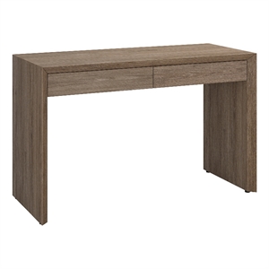 Henn&Hart 47.63&quot Antiqued Gray Oak MDF Home Office