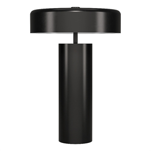 Henn&Hart 15.75&quot Blackened Bronze Metal Table Lamp