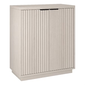 Henn&Hart 27.75&quot Alder White MDF/PVC Accent Cabinet