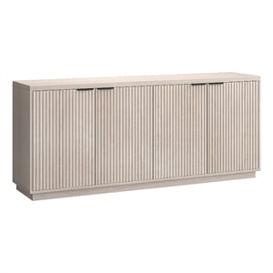 Henn&Hart 68&quot Alder White MDF Buffet Table