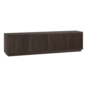 Henn&Hart 78.5&quot Alder Brown MDF TV Stand