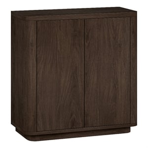 Henn&Hart 31.5&quot Alder Brown MDF Accent Cabinet