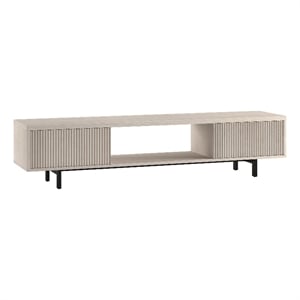 Henn&Hart 69.63&quot Alder White MDF/Metal TV Stand
