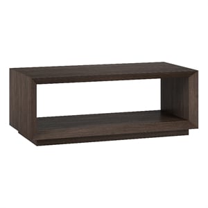 Henn&Hart 47.5&quot Alder Brown MDF Coffee Table