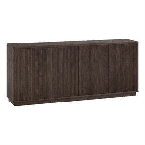 Henn&Hart 68&quot Alder Brown MDF Buffet Table