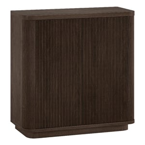 Henn&Hart 31.5&quot Alder Brown MDF Accent Cabinet