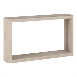 Henn&Hart 52&quot Alder White MDF Console Table