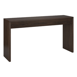Henn&Hart 55&quot Alder Brown MDF/PVC Console Table