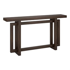 Henn&Hart 55&quot Alder Brown MDF Console Table