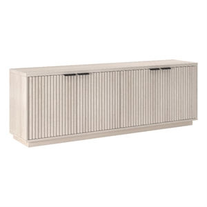 Henn&Hart 70&quot Alder White MDF/PVC TV Stand
