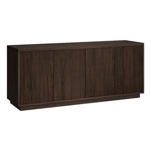 Henn&Hart 57.13&quot Alder Brown MDF TV Stand