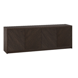 Henn&Hart 69.63&quot Alder Brown MDF TV Stand