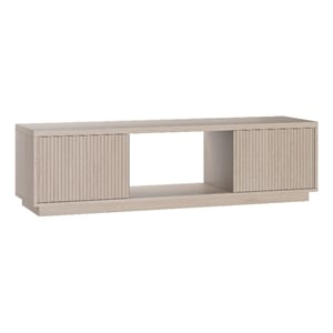 Henn&Hart 58&quot Alder White MDF TV Stand