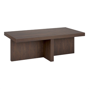 Henn&Hart 44&quot Alder Brown MDF Coffee Table