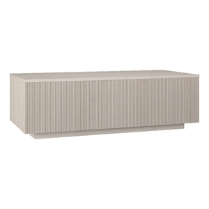 Henn&Hart 47.5&quot Alder White MDF Coffee Table