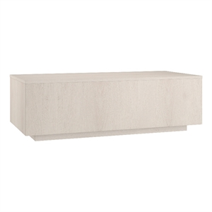 Henn&Hart 47.5&quot Alder White MDF Coffee Table