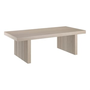 Henn&Hart 47.5&quot Alder White MDF Coffee Table